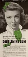 This 1939 Doublemint Gum ad was part of the Virginia Vale push in the wake of the &quot;Gateway to Hollywood&quot; contest. - 1939-virginia-vale-doublemint-gum-ad