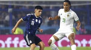Sin Messi, Argentina monopoliza el juego y supera a Mauritania por 2 a 0 tras los primeros 45 minutos