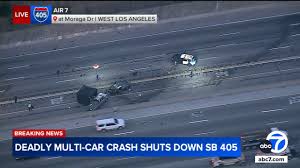 LAPD Sergeant Killed in 405 Freeway Crash in Los Angeles