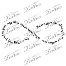 Marketplace Tattoo Infinity symbol made with Strength quote #12318 ... via Relatably.com