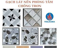 Hình ảnh về Gạch cubic lát nền phòng tắm