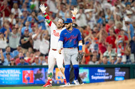 Phillies vs. Mets odds update: Experts adjust predictions after Bryce Harper cycle; Zack Wheeler highlights player props