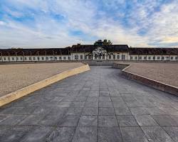 Imagen del sitio conmemorativo del campo de concentración de Dachau