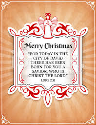 Christmas Greeting Card with Biblical Quote stock vector art ... via Relatably.com