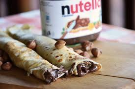 Resultado de imagen de crep con nutella