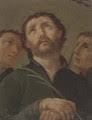 Saint Francesco Borgia with two clerics - Bolognese School - painting3