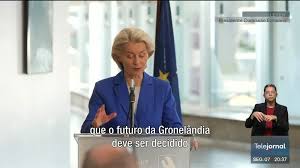 Von der Leyen visita a Gronelândia para assinalar apoio da UE