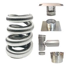 Smooth Wall Chimney Liner Kit - Flexible Stainless Steel ...
