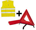Dfaut de gilet jaune, triangle de prsignalisation, thylotest