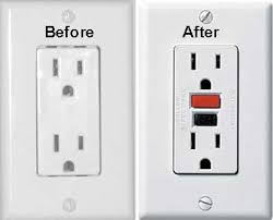 Image result for GFCI (Ground fault circuit interrupter)