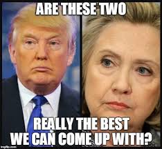 Bildresultat för trump vs clinton fun