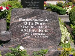 Grab von Otto Rink (29.03.1921-09.03.1992), Friedhof Greetsiel ...