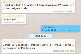 Vorcaro teve jantar restrito com Padilha antes de encontro com Lula em 2024, indicam mensagens