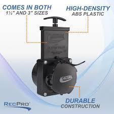 Valterra Waste Dump Valve for RV Black Water Tank - RecPro