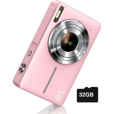 Digital Camera, FHD 1080p Digital Point and Shoot Camera with 16X Zoom Anti Shake