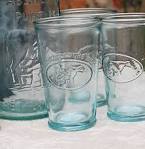 Recycled drinking glasses