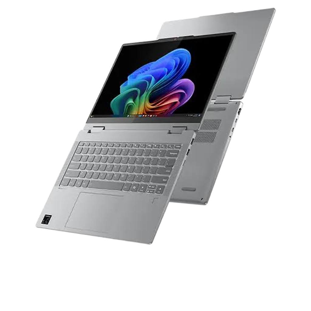 

Lenovo IdeaPad 5x 2-in-1 Gen 9 (14″ Snapdragon) Snapdragon® X Plus X1P-42-100 Processor (3.40 GHz)/Windows 11 Home 64 ARM/1 TB SSD M.2 2242 PCIe Gen4 TLC