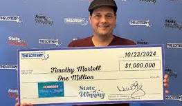 Mass. State Lottery winner: Man to share $1 million prize with his mom