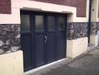 Porte de Garage avec imposte fenestr install, Portes-Fentres