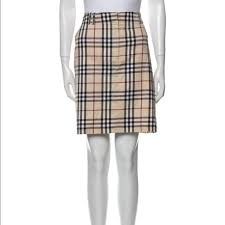 Burberry | Skirts | Moving Sale Burberry Plaid Print Kneelength Skirtsize L I Uk 2 Us 1 | Poshmark