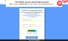 Railway RRB NTPC Undergraduate Exam 2026: City Slip Out, Download Link Here