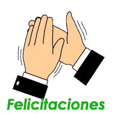 Resultado de imagen para FELICITACIONES