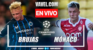 Club Brujas vs AS Mónaco EN VIVO, minuto a minuto en UEFA Champions League