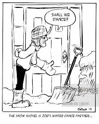 Image result for shoveling snow cartoon