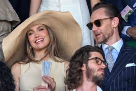 Jennifer Lopez Sports Massive Hat While Taking in Wimbledon with Tom Hiddleston