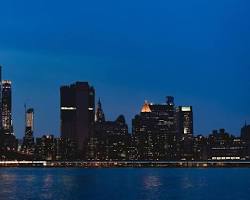 Image of calm New York City skyline