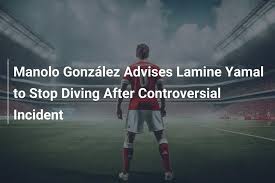 Manolo González Reprende a Lamine Yamal Tras Polémico Simulacro en el Partido