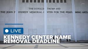 LIVE: Crews spotted at Kennedy Center as name removal deadline approaches