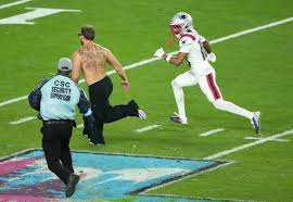 Shirtless man interrupts 2026 Super Bowl and it wasn’t Kid Rock