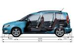 Skoda roomster dimensions