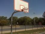 Basketball hoop for outside