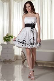 Image result for black and white party dresses for teenagers