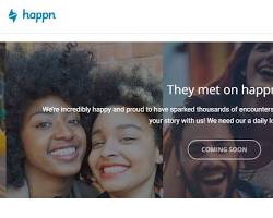 Image de Happn website