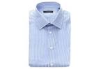 Chemise blanc bleu
