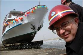 People&#39;s Daily Online -- First China made ferry boat for Russia ready to launch - boat1