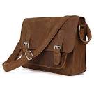 Mens brown leather bags