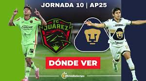 Exciting Juárez vs Pumas match in Liga MX 2025