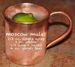 Moscow mule recipe copper mug