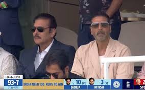 Home Of Cricket Witnesses Bollywood Charm As Power Couple Spotted Watching 3rd Test