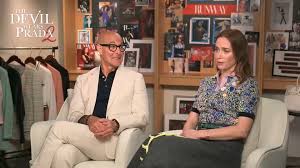 'The Devil Wears Prada 2' stars Stanley Tucci and Emily Blunt talk returning to iconic characters after 20 years