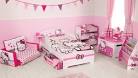 Dcoration chambre enfant Hello Kitty : housse de couette Hello