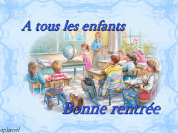 Résultat de recherche d'images pour "rentrée des classes"