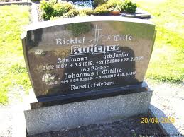 Grab von Johannes Kutscher (06.08.1914-28.06.1915), Friedhof ...