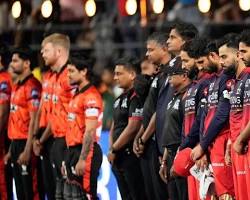 RCB team celebrating victory against SRH in IPL 2026 match, AI generated