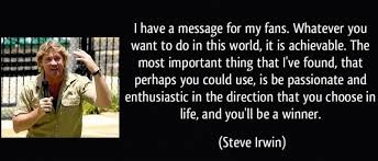 Steve Irwin Conservation Quotes About. QuotesGram via Relatably.com