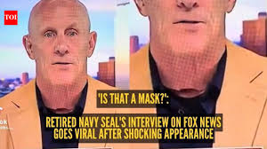 'Is that a mask?': Retired NAVY SEAL's interview on Fox News goes viral after shocking appearance